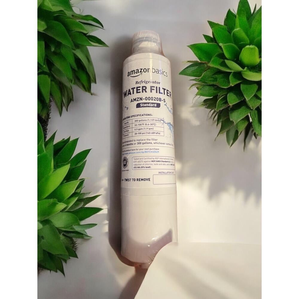 Amazon basics Refrigerator Water Filter AMZN-00020B-S NEW